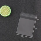 Factory Price Custom Printed Clear Poly Self Adhesive Seal Plastic Packaging Cellophane Bag With Own Logo*