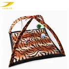 Breathable and environmentally friendly bell toy tiger pattern cat tent