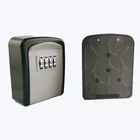 Outdoor Metal Wall Mount Mounted Mini Lock box combination digit password key box