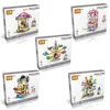 educational kid toy Pirate Ship Ferris Wheel Rotary aircraft LOZ mini building block