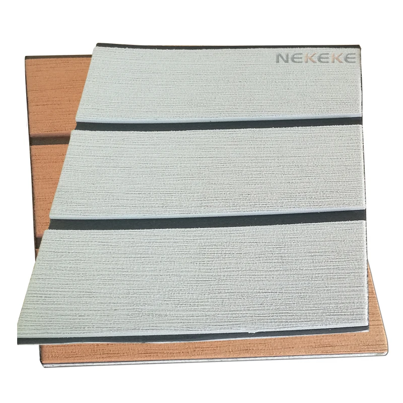 Nekeke Eva Foam Outdoor Deck Mats Pad Faux Teak Sheet Marine