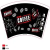 7oz/8oz/9oz flexo/offset printing disposable paper cup fan/sheet with customer logo