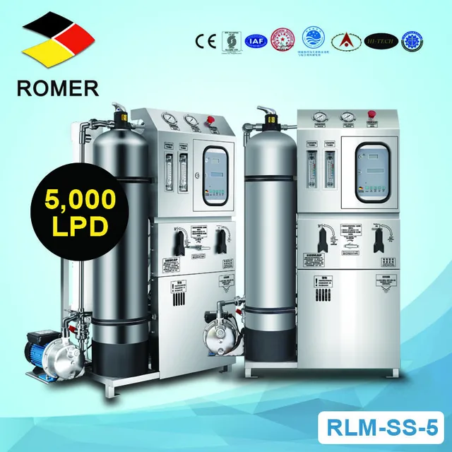Romer seawater desalination drinking water making machine/fishing boats fish farming equipment