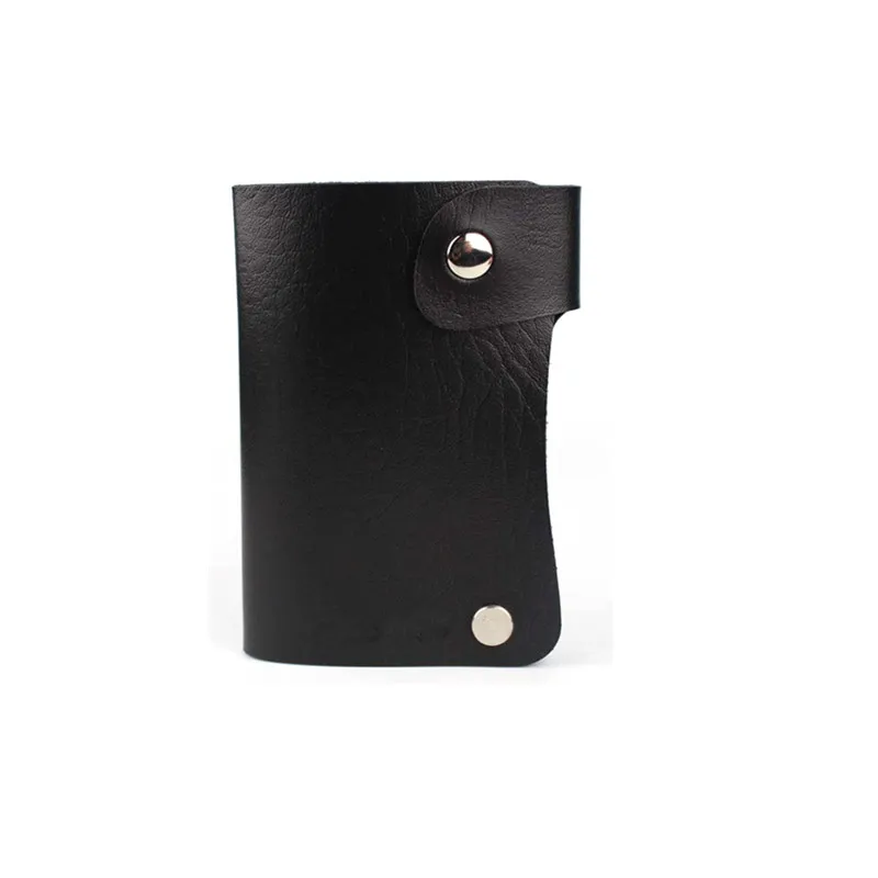Genuine Leather Swivel Credit Business Card Holder,Wallet-sized Photo Holder,Organizer - Buy ...
