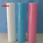 Hot sell multicolored PP Non-woven disposable bed sheet rolls for hotel/home/hospital use