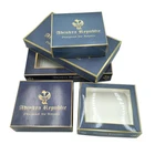 Custom printing any size luxury ivory cardboard socks packaging boxes