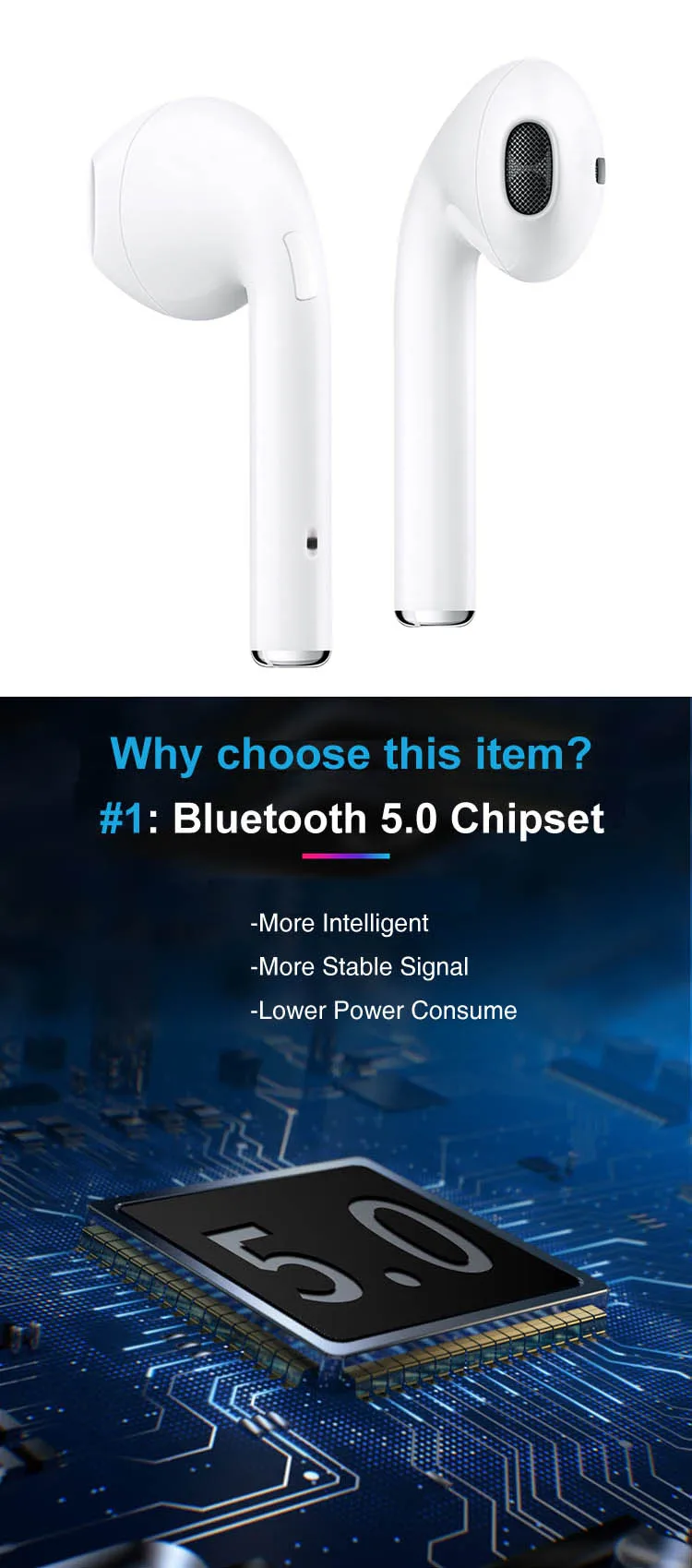Twins F10 Pro TWS Bluetooth 5.0 Earphones Headphone Headset True Wireless Earbuds - ANKUX.COM