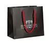 Black paper jewelry shopping gift bag