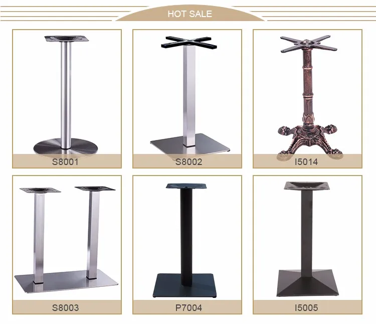 metal dining table legs