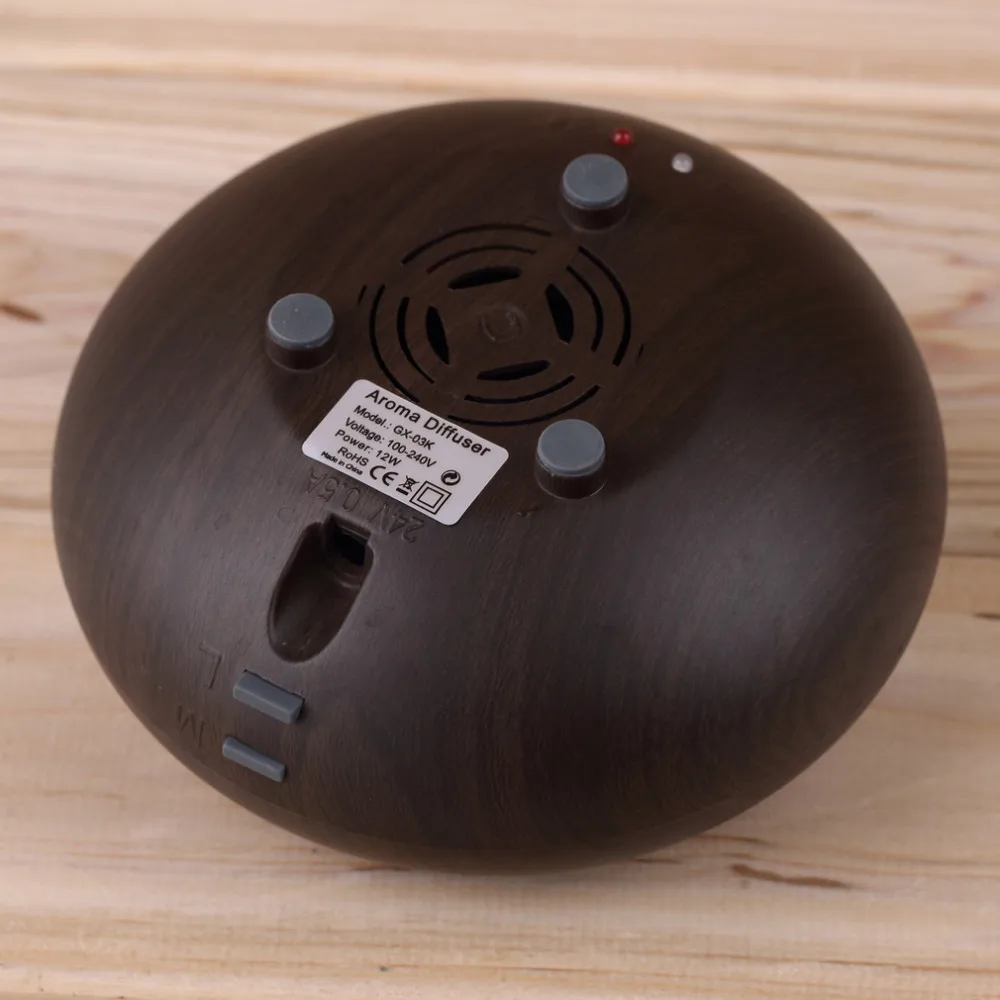 1Pcs12W Ultrasonic Light Woodgrain Ion Humidifier Aroma Air Aromatherapy Diffuser GX-03K New Hot New Arrival