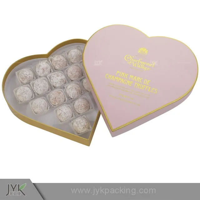 shape cardboard box for chocolate /packaging for gift of wedding