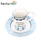 Wholesale Fine Bone China Coffee Cup Set with Saucer