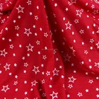 100 Rayon slub red single jersey dress making star print on fabric knitting