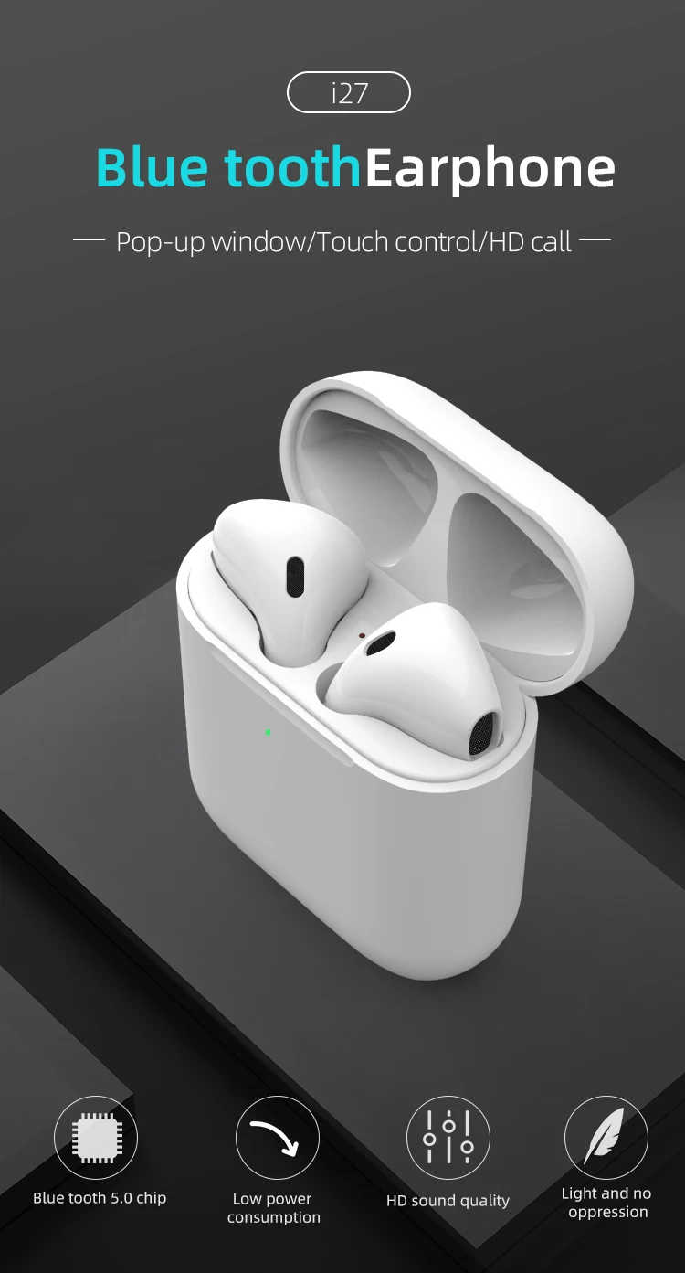 HIFI Sound POPUP 5.0 Air Wireless Erabuds 1:1 Pods 2 i30 i60 i200 TWS i9s Headphone - ANKUX.COM