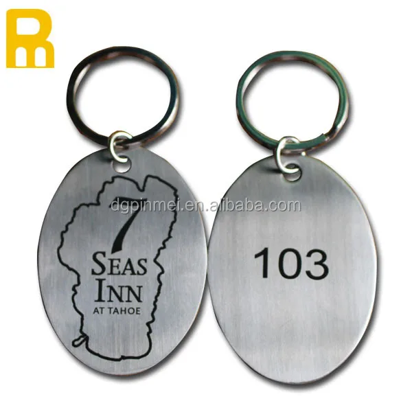 High quality Stainless steel room number key tag made in China