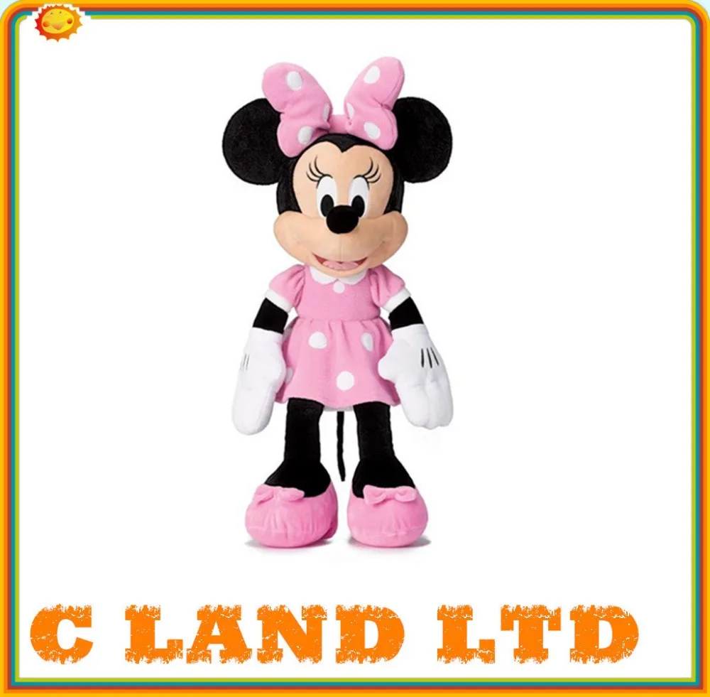 professional design lovely pink minnie mouse plush toy