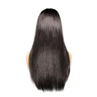 CAMBODIAN HUMAN HAIR LACE FRONT WIG STRAIGHT VIRGIN HAIR