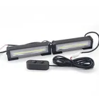 Light Vehicles Led Car Light Emergency Grille Head Bright Linear LED Mini Strobe Light Surface Mount For Car Truck Vehicles