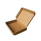 Custom text printed big Brown kraft carton packaging paper box for cargo shipping package