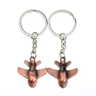 Artigifts Custom Plane Key Chain 3D Metal Copper Airplane Keychain