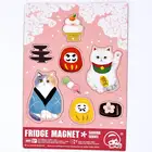 Custom Die Cut Flat PVC Paper Fridge Magnet Toursim Souvenir With QR Code