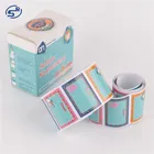Sunrise Factory Prices Private Adhesive Custom Paper Printing Sticker Roll