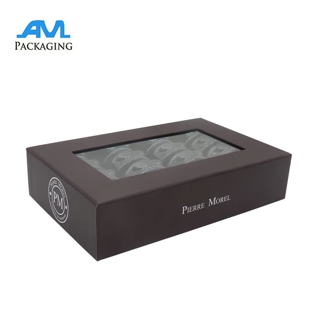food safe grade cardboard 2 pieces macron packaging gift box
