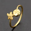 Women Jewelry Finding Simple Gold Plated Brass Foot Toe Ring Design