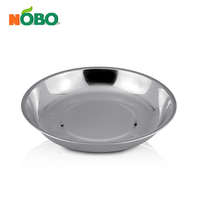 soup plate&round plate,stainless steel indian snacks serving