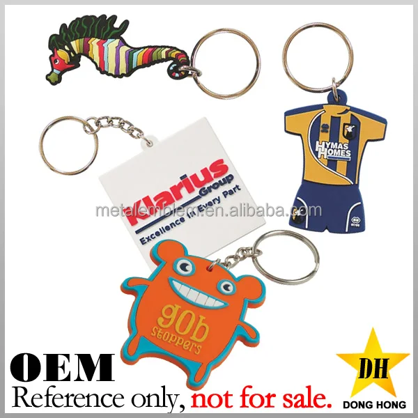 advertising gifts cheap brand logo custom rubber soft pvc key