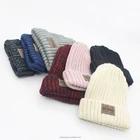 Custom plain winter bonnet hats crochet knitted wholesale pom pom beanie hat