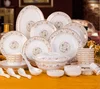 Dinnerware sets storage luxury ceramic porcelain dinner set