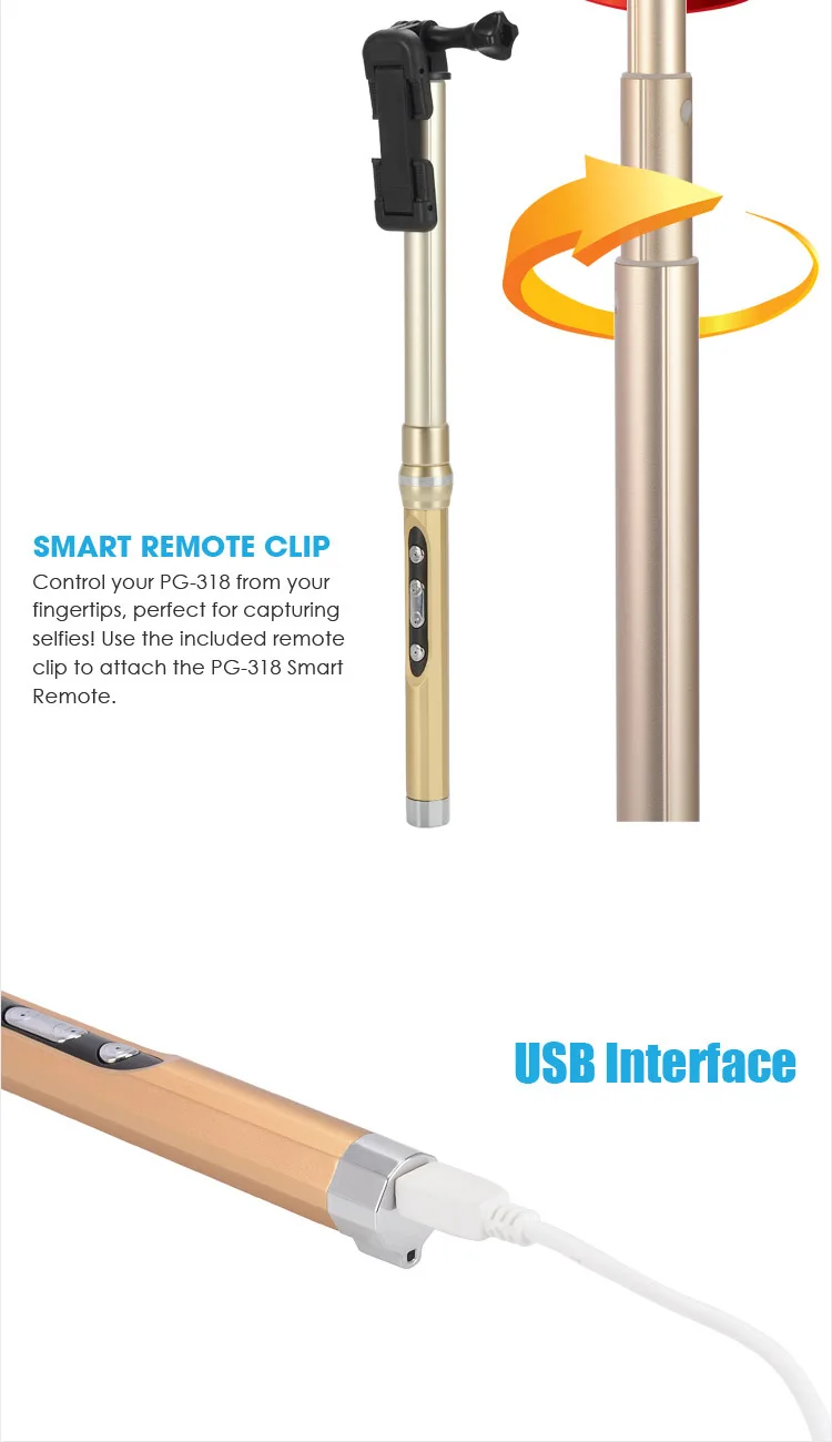 wireless mobile phone selfie stick for IOS monopod