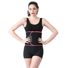 Weight Loss Tie Red Neoprene Sweat Slimmer Lower Back Waist Belt Support