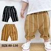 KS0658 2019 summer boys striped pants kids cotton linen pants