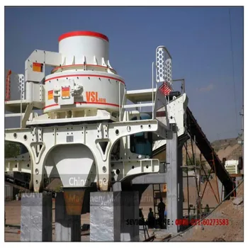 Rock sand making machine with good gravel particle shape and low investment