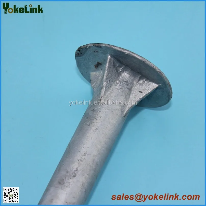 Hot dip galvanized machine bolts