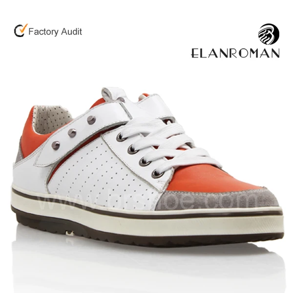 genuine leather casual leisure shoes sneaker fashion sport lace