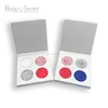 Fashion Style Lady Waterproof makeup private label 4 pan unbranded eyeshadow palette