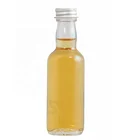 Miniature Vodka Glass Vodka Bottle 50ml Miniature Rum Glass Bottles Whisky Vodka Gin Glass Bottle With Screw Cap