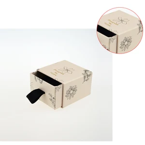 cardboard paper gift boxes drawer bow tie box for packaging