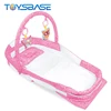 Hot Sale Mini Sleeping Music With Lights Foldable Baby Cot Mosquito Net