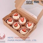 dispossiable Kraft paper packaging box for Cake ,dessert