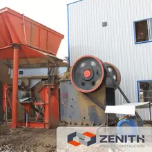 Zenith hydraulic concrete jaw crusher for sale with large capacity
