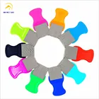 Yuyao safe and beauty hot seller plastic handle stainless steel teeth head metal lice comb