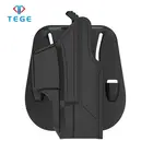 Thumb Release Gun Holster for Glock 19/23/32 Gen 1-5 With Paddle and Belt Clip Attached