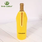 Insulated neoprene wine carrier tote bag / bottle holder cooler bag - perfect for travel