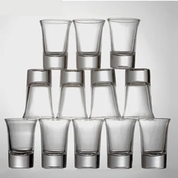 3 oz shot glass stackable water tumbler glassware 12 pieces set