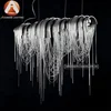Zhongshan Chain Chandelier/ New Volver LED Suspension Light/ Volver Linear Silver Nickel