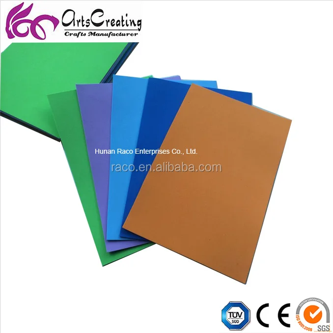 LIGHT GREEN PLAIN Foam Sheets 2mm A4 plain foam sheet fun funky kids craft